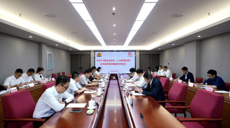 党史学习教育省委第二十五巡回指导组 到省腾龙国际平台集团开展巡回指导工作