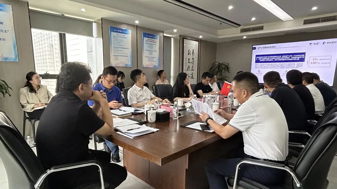省腾龙国际平台集团领导赴易利数科召开经营督导调研会