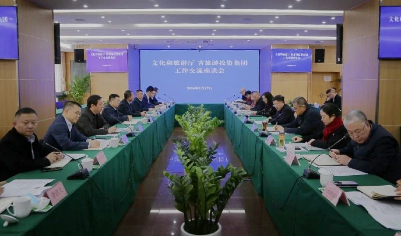 文化和旅游厅与省腾龙国际平台集团召开工作交流座谈会