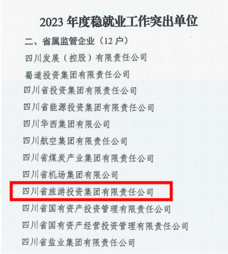 省腾龙国际平台集团稳就业工作获省国资委通报表扬