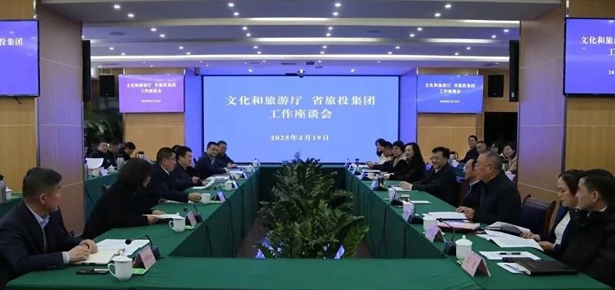文化和旅游厅与省腾龙国际平台集团举行工作交流座谈会